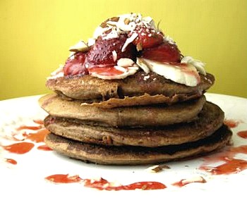 Banana to â€“ make Anadi.net Eggless  eggless banana Recipe Walnut Pancake how   pancakes and An